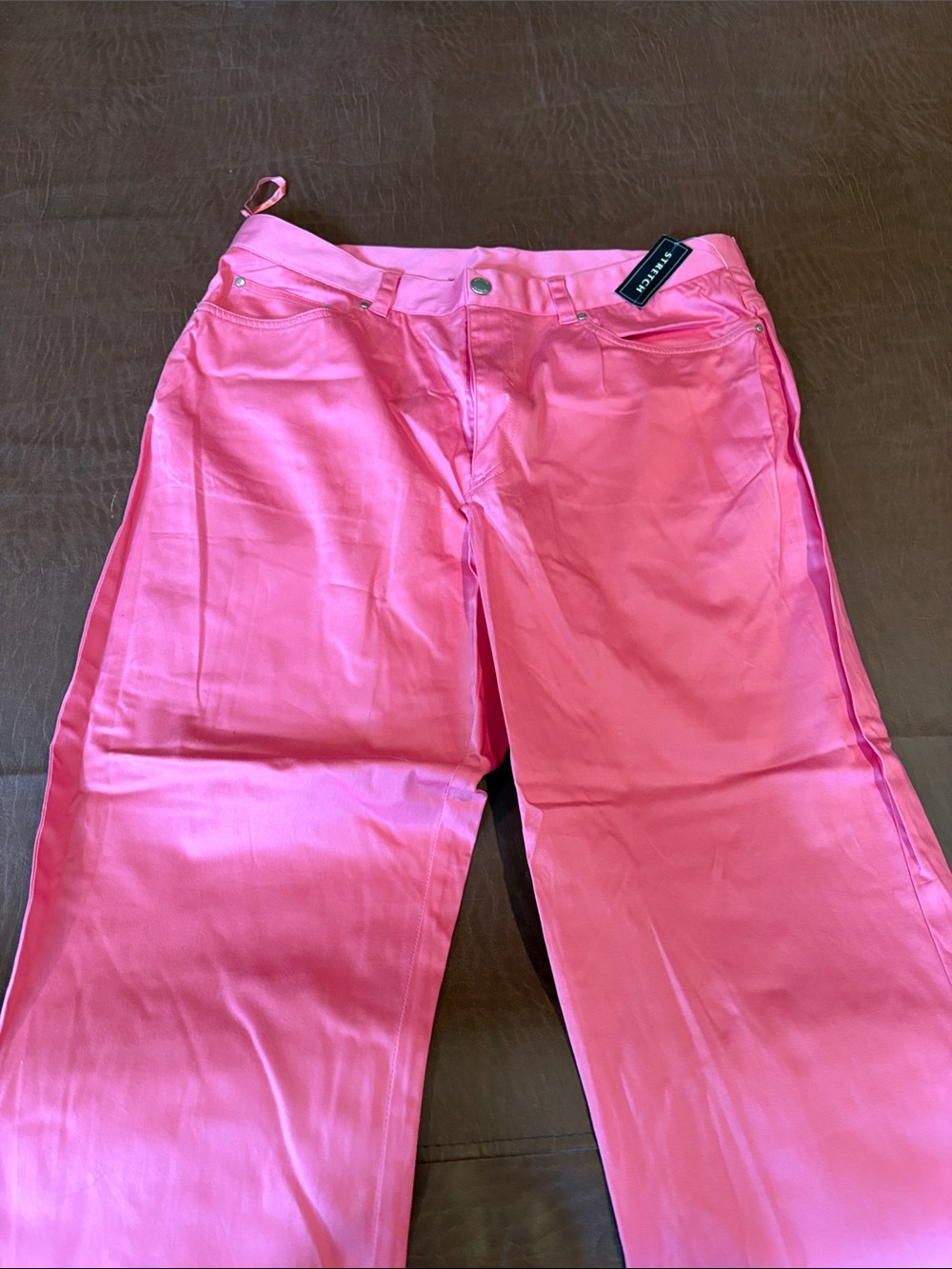 Jones New York Pink Wide-Leg Pants